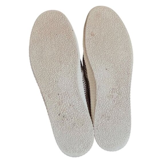 Frye Camille Gray Perforated Suede Slip-On Shoes Size 11 - Picture 14 of 15